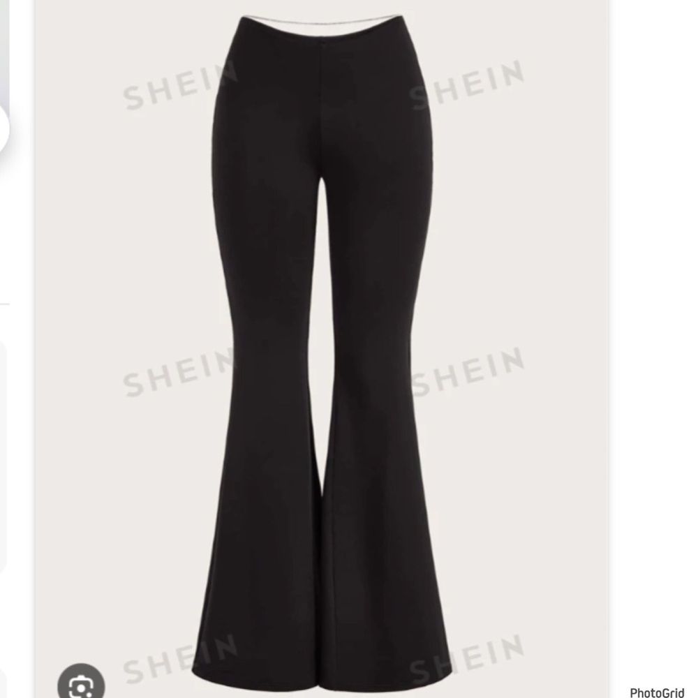 Shein Curve 2XL plus size blackk flare pants